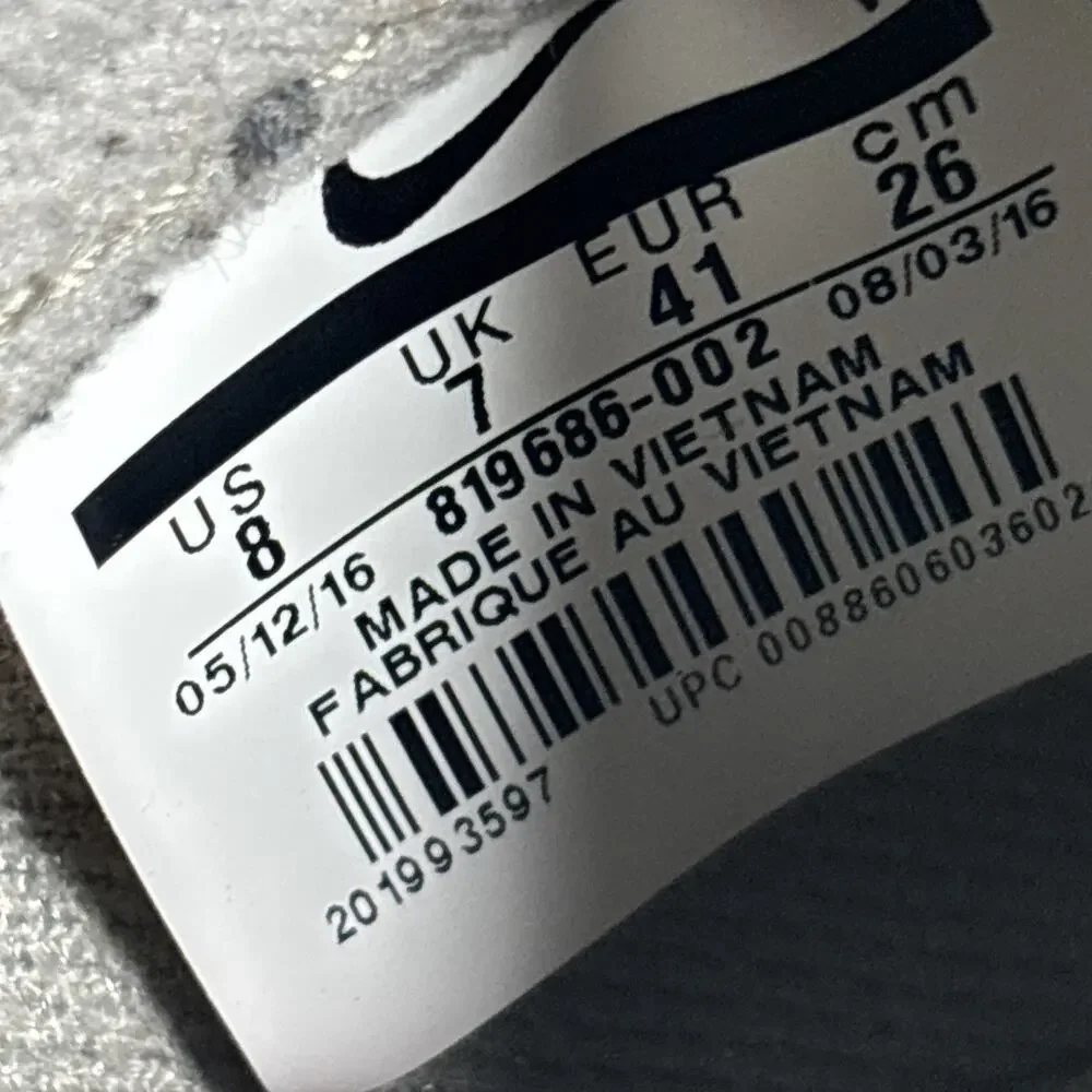 Nike Sock Dart Shoes Mens Size 8 Slip On Lightweight Running 819686-002 Sneakers